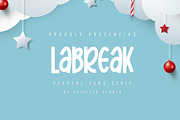 Labreak - Playful Sans Serif, a Sans Serif Font by skiiller studio (Thumbnail 1 of 8)