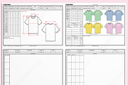 T-Shirts Tech Pack Template, an Apparel Mockup by HYDNSTUDIO (Thumbnail 3 of 6)