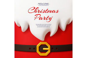3D Christmas party invitation, an Illustration by Buch&Bee