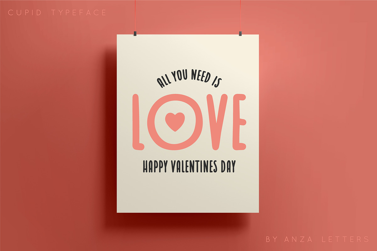 Cupid lovely font | Valentine's Day, a Script Font by Anna Zakharchenko (Photo 10 of 13)