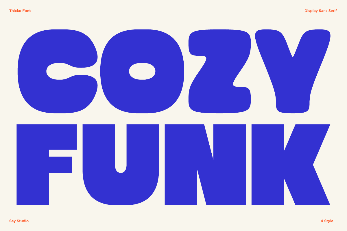 Duo Bold Chunky Font - Thicko, a Sans Serif Font by Say Studio (Photo 6 of 10)