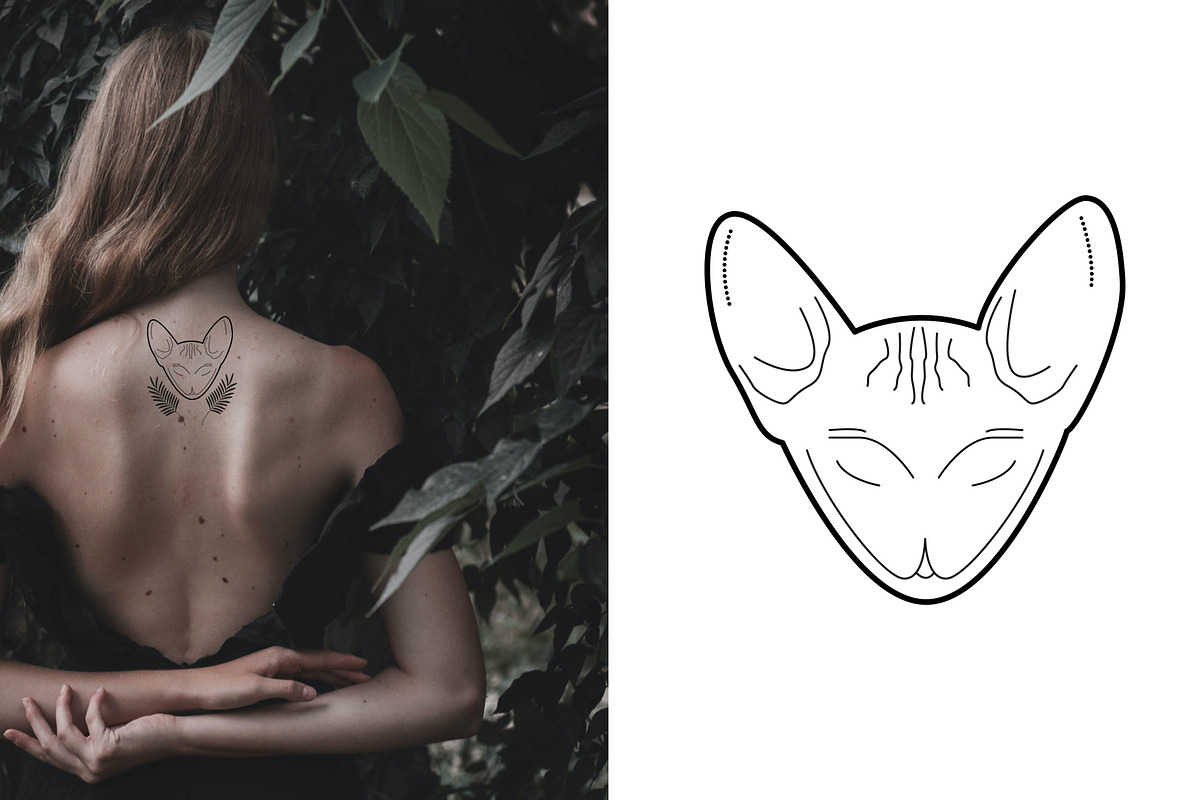 Mystical Cats. Lunar & celestial set, an Object Graphic by Sofico (Photo 7 of 17)