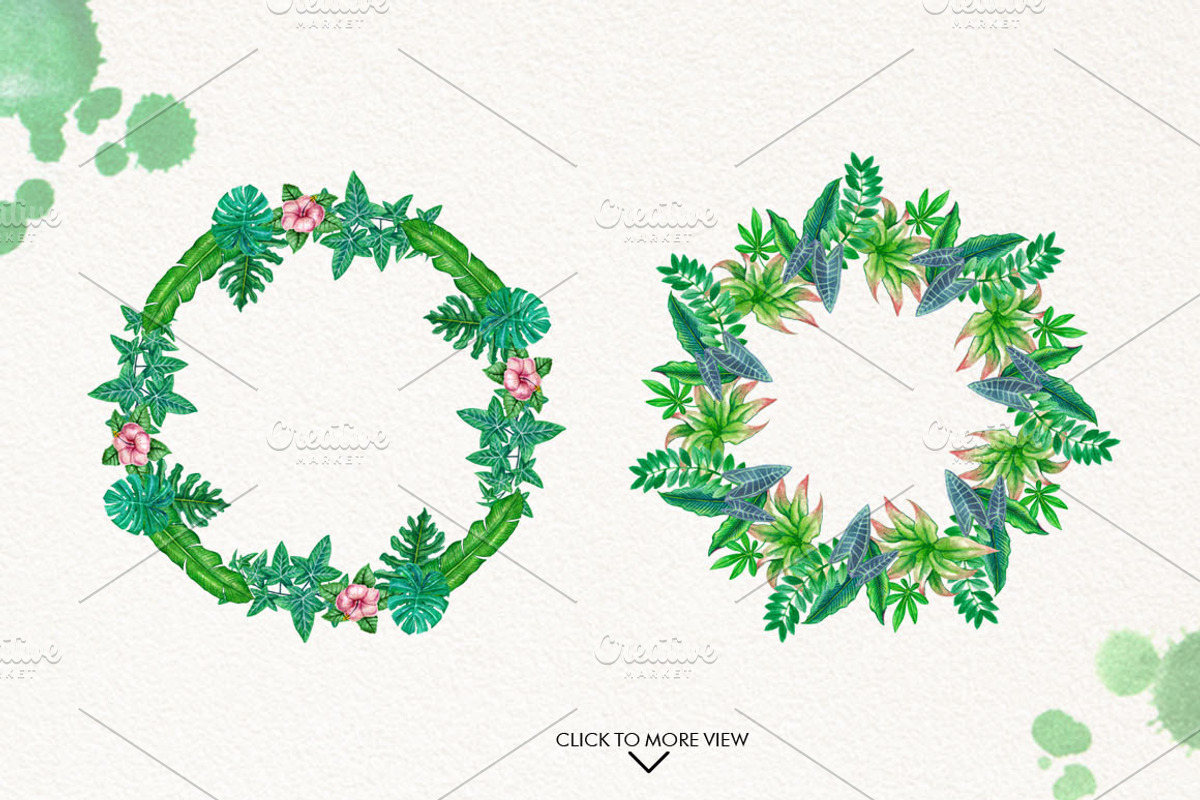 Tropical Leaves in the Jungle, an Illustration by Graphobia (Photo 6 of 9)