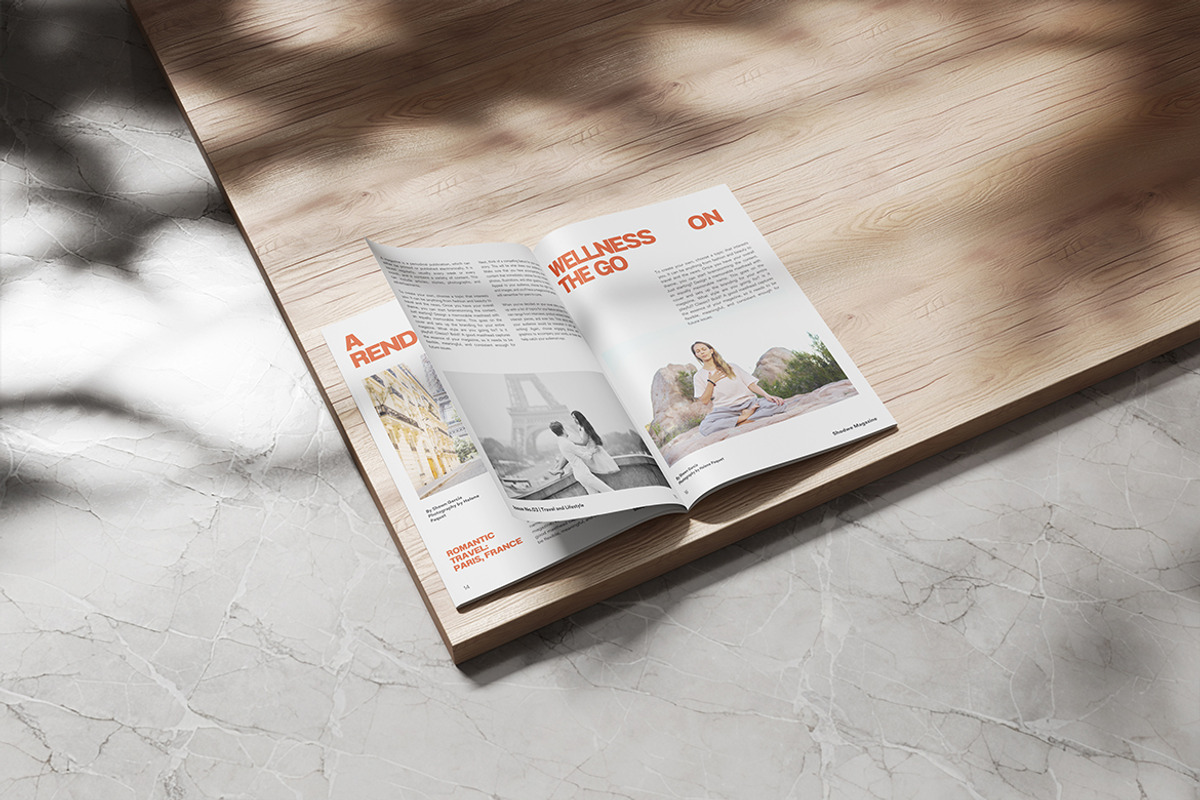 Magazine Mockup, a Books & Magazine Mockup by Pixie Creative (Photo 2 of 4)