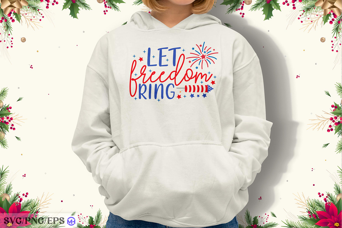 Let Freedom Ring 4th of July SVG PNG, a Graphic by mh_arif (Photo 1 of 4)