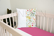 White Pillow Mockup in Crib #NN35, a Product Mockup by JENLYNN Stock Shop (Thumbnail 1 of 4)