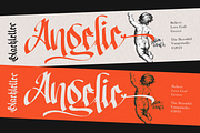 The Beastiful Modern Blackletter, a Blackletter Font by Vampstudio (Thumbnail 6 of 13)