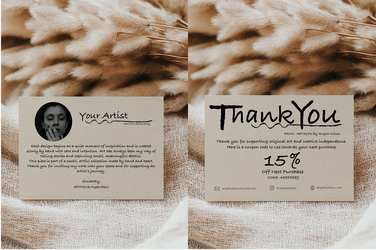 Brand Kit Packaging Template Cards, a Marketing Template by Studio Print Co. (Photo 9 of 17)