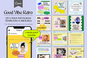 Retro Instagram Coach Canva Template