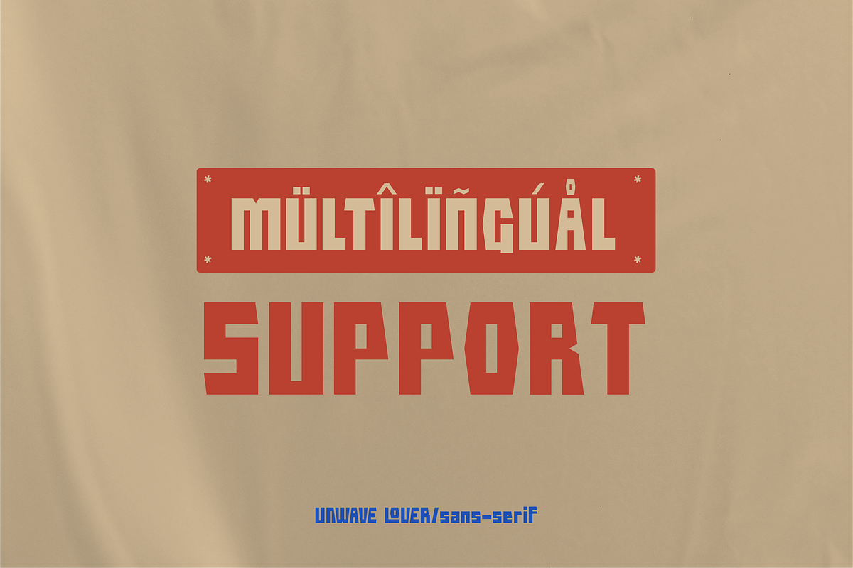 Unwave Lover | Display Sans Serif, a Sans Serif Font by Denustudios (Photo 14 of 14)