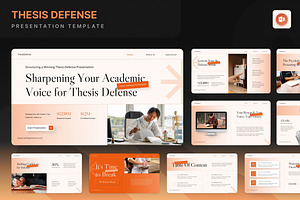 Thesis Defenese PowerPoint, a Presentation Template by Annora Studio
