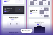 Website Wireframe UI Kit in Figma, a Wireframe Template by nwdigitalstore (Thumbnail 6 of 17)