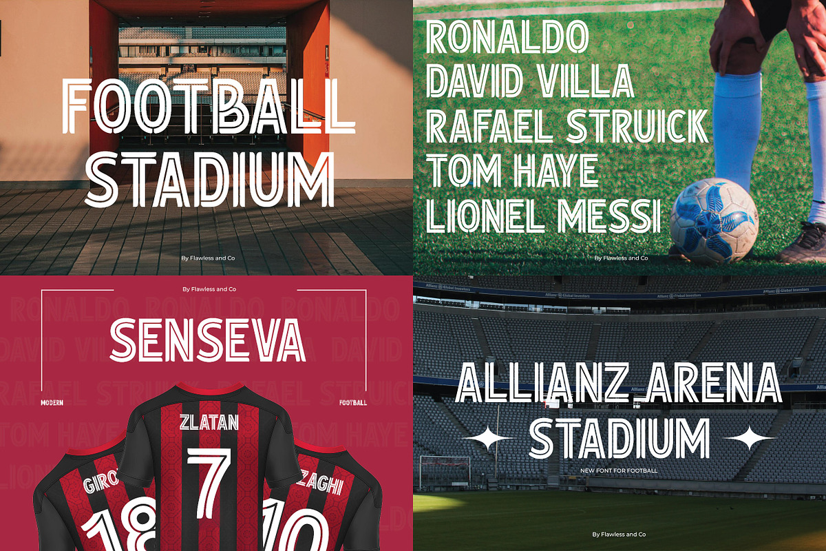 Sports Font Bundle 2, a Sans Serif Font by Flawless And Co (Photo 2 of 12)