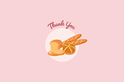 Bread and Bakery Food Collection, an Object Graphic by Artnivora.Std (Thumbnail 3 of 3)