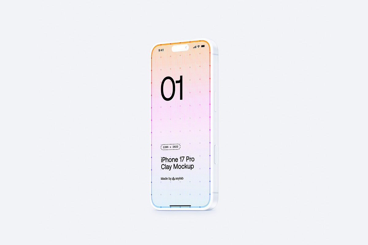 iPhone 17 Pro Clay - 24 Mockups, an iPhone Mockup by Asylab (Photo 47 of 61)