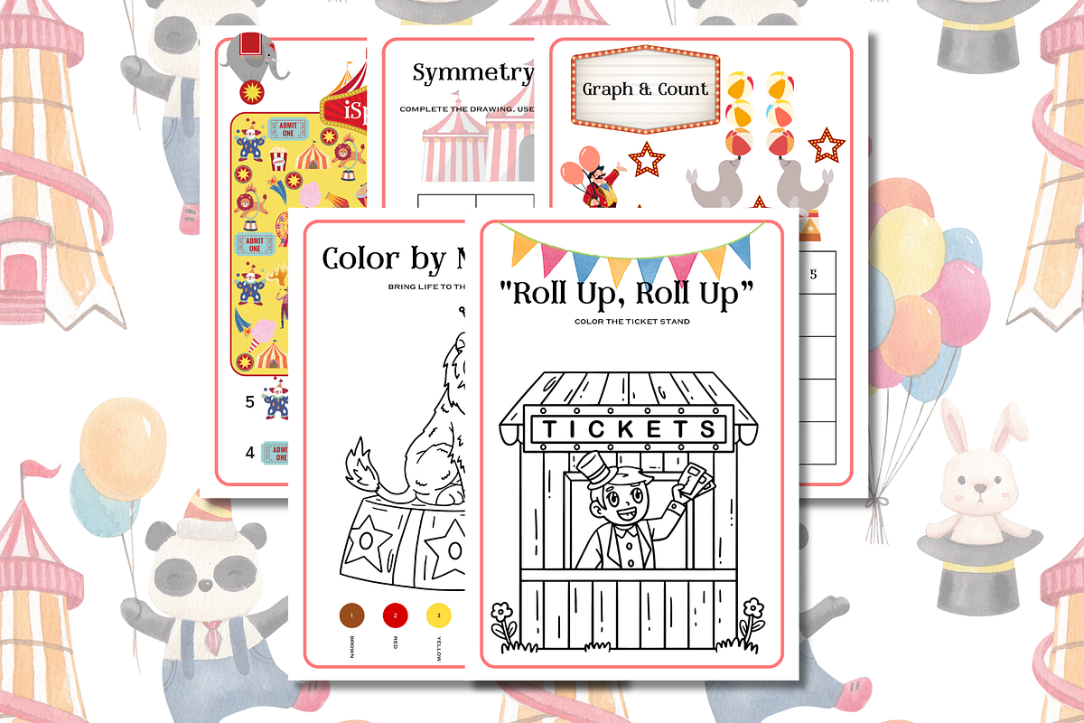 Under the Big Top Activity Book, a Presentation Template by Contento BH (Photo 3 of 3)