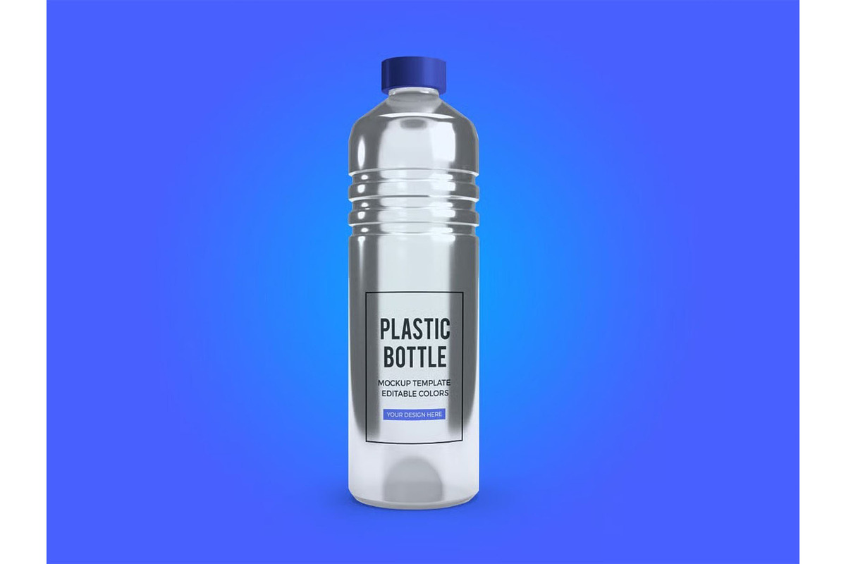 Mineral Water Bottle Mockup Template, a Packaging Mockup by DesignRushMarket (Photo 7 of 11)