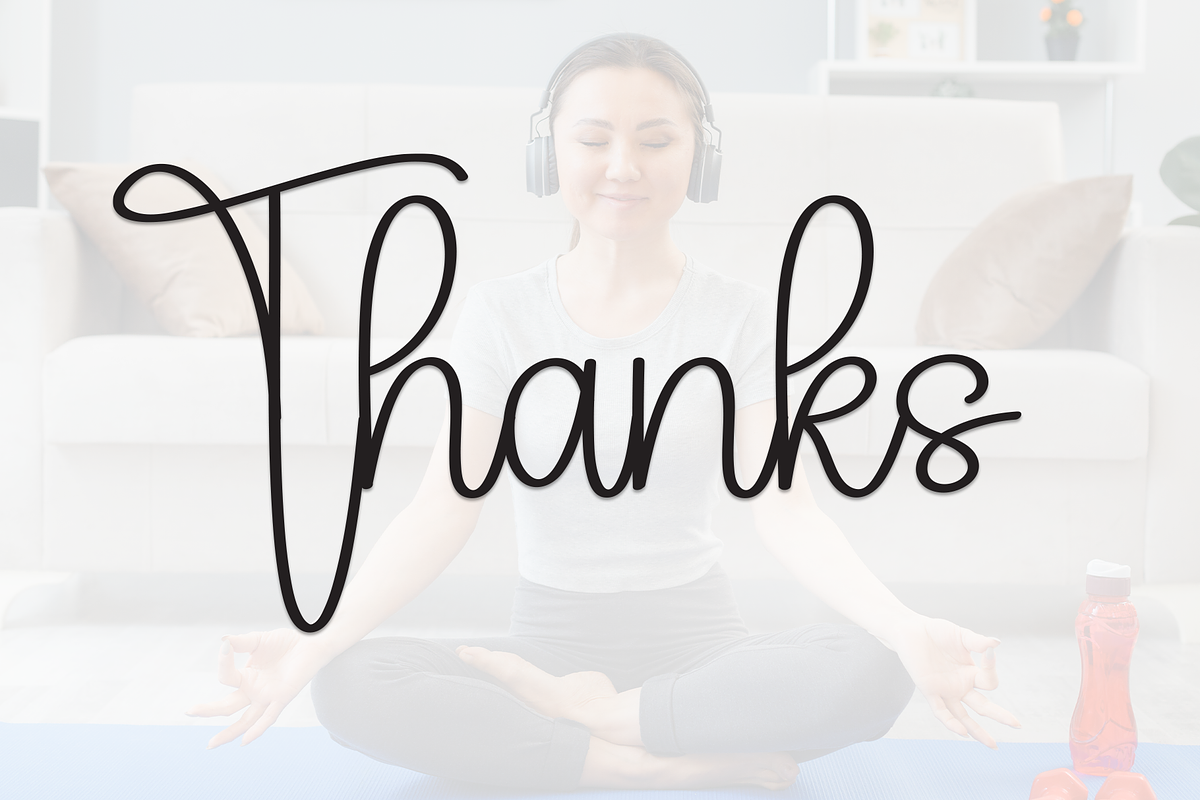 Yogaday | Script Font, a Handwritten Font by Scratchones (Photo 9 of 9)