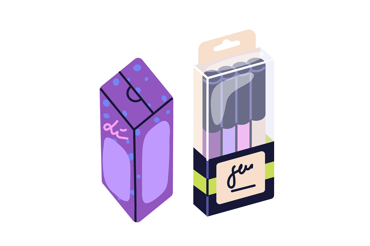 Beauty and skin care cosmetics set, a Decorative Illustration by Good Studio (Photo 7 of 8)