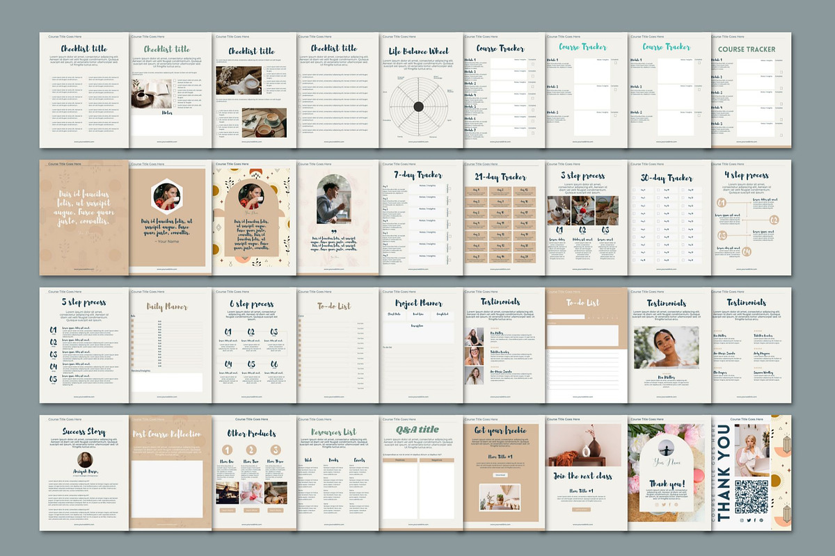 eBook-Workbook Canva template, a Templates & Theme by iloveTemplate