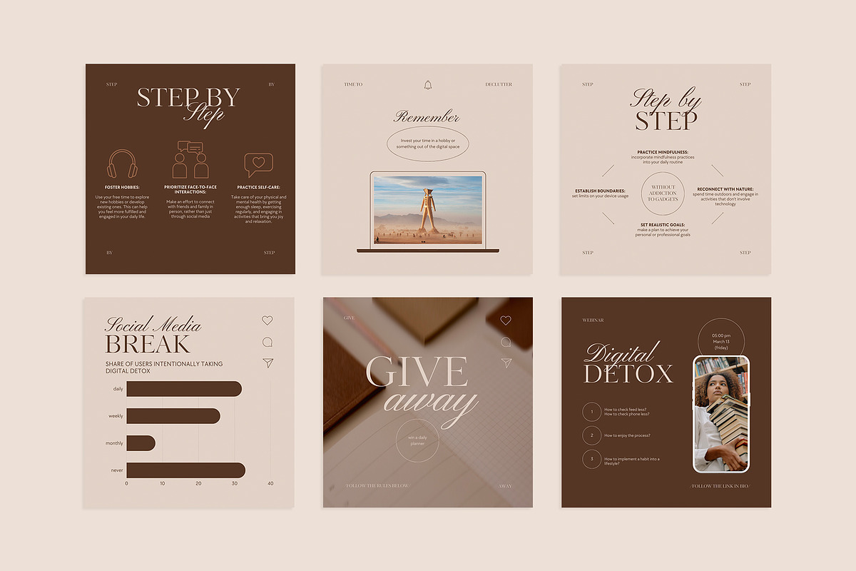 MOCHA / Social Media Kit, a Social Media Template by Olg Store (Photo 4 of 7)