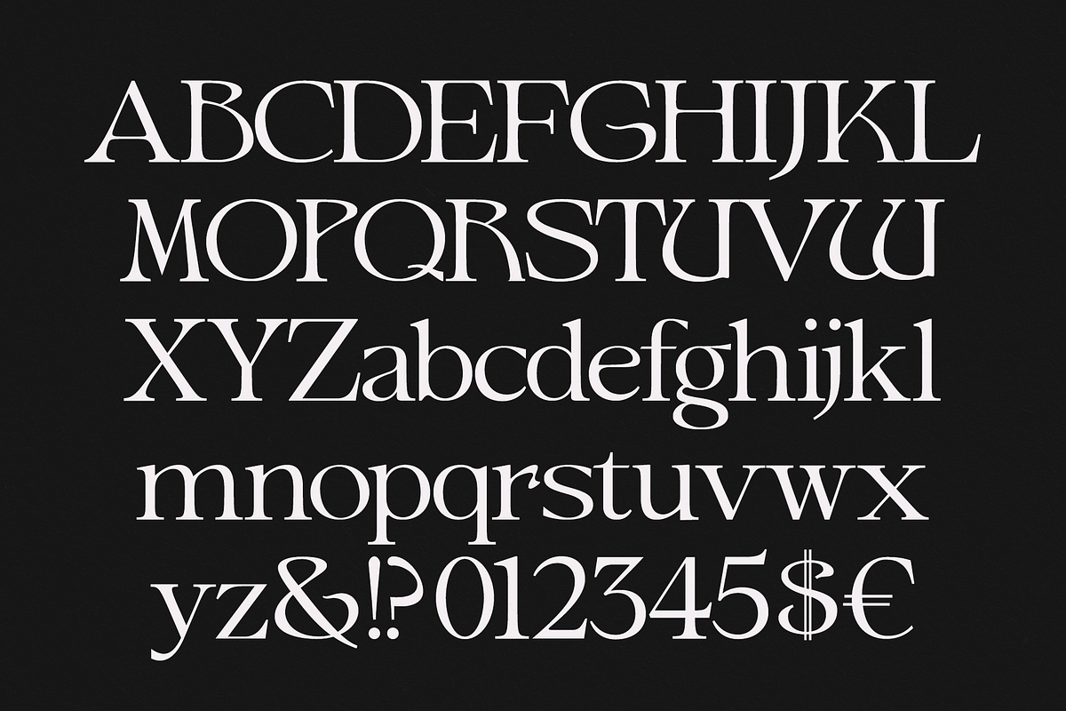 Ark - Psychedelic Art Nouveau Serif, a Serif Font by Fenotype (Photo 8 of 13)