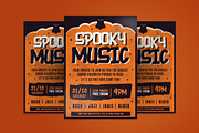 Modern Halloween Music Party Flyer, a Flyer Template by Tokosatsu (Thumbnail 4 of 4)