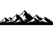 Mountain Range Silhouette, an Object Graphic by Designer_Momina (Thumbnail 19 of 20)