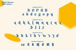 Mafins-Serif Font Family Updated