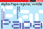 Alpha Series Font Collection, a Sans Serif Font by Wiescher Design (Thumbnail 8 of 10)