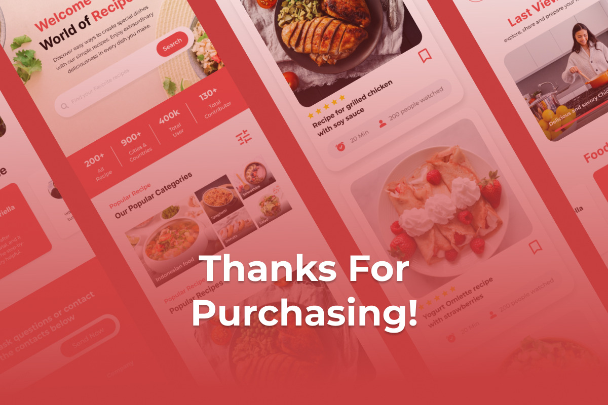 Foodie - Recipe to Foods Landingpage, a Landing Page Template by twinstd (Photo 2 of 4)