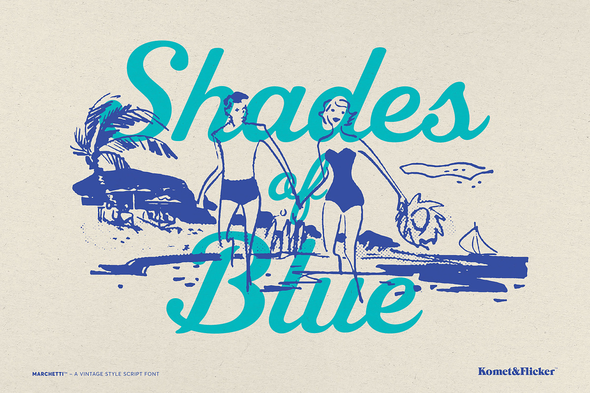 Marchetti - A Vintage Style Script, a Script Font by Komet & Flicker (Photo 8 of 15)