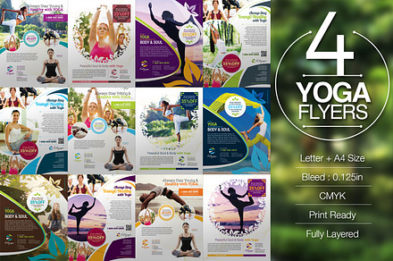 Yoga Flyer Bundle