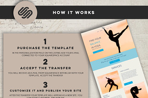 Squarespace Yoga Coach Website