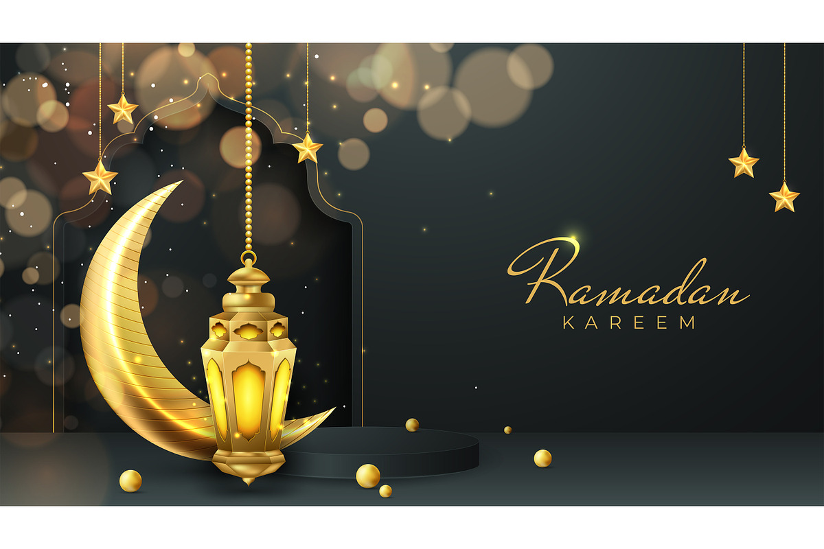 Ramadan Kareem Islamic Background, a Background Graphic by Saimon Kite