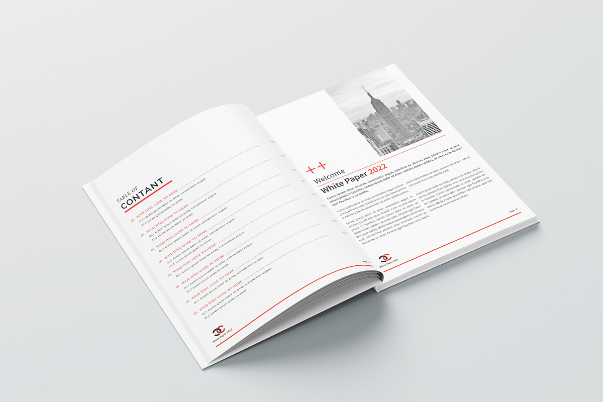 White Paper 16 pages, a Brochure Template by obayes (Photo 7 of 14)