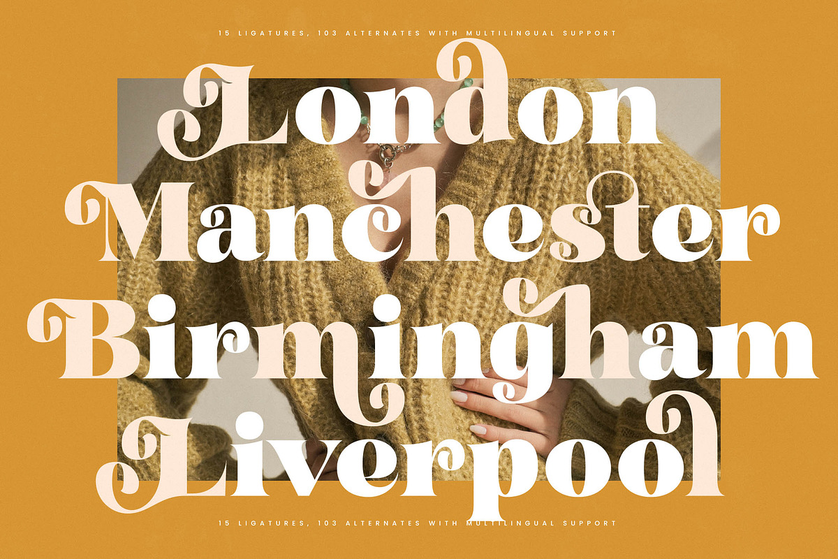 Garden Rosila Modern Retro Serif, a Serif Font by timelesstype.co (Photo 5 of 20)