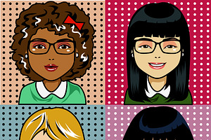 4 Avatar Cartoons
