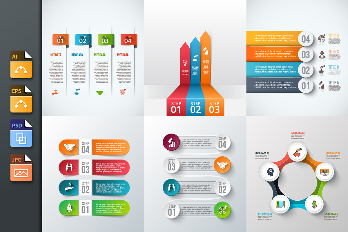 Diagrams for business infographic v7, a Presentation Template by Abert (Photo 1 of 8)