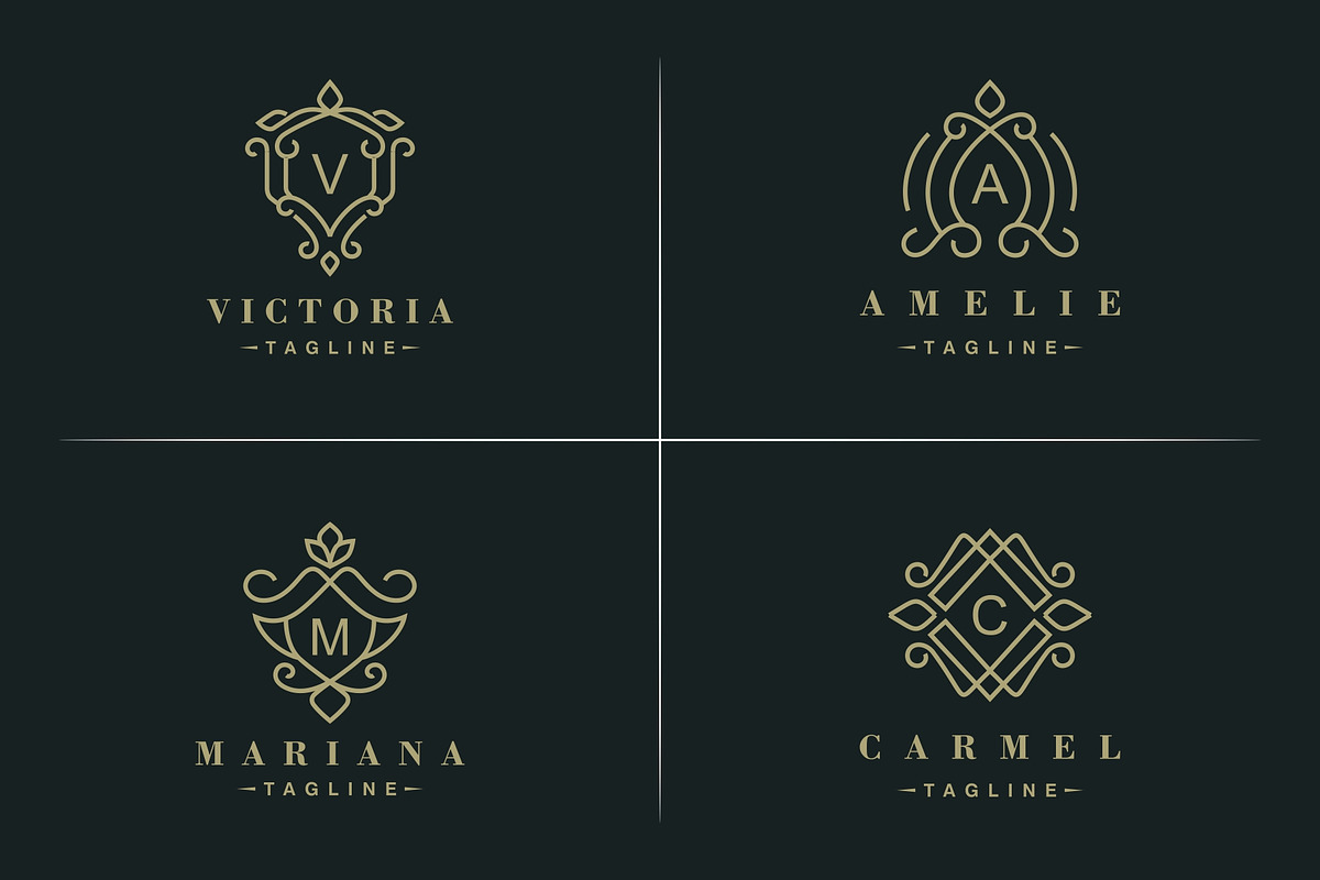 Luxury Crest Frame Pack, a Branding & Logo Template by Logosava (Photo 2 of 6)