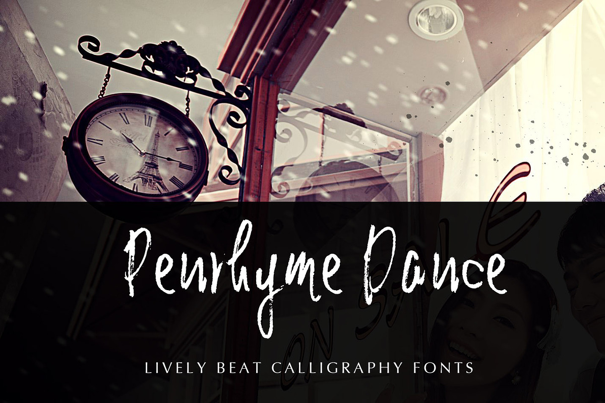 Penrhyme Calligraphy Font preview 3