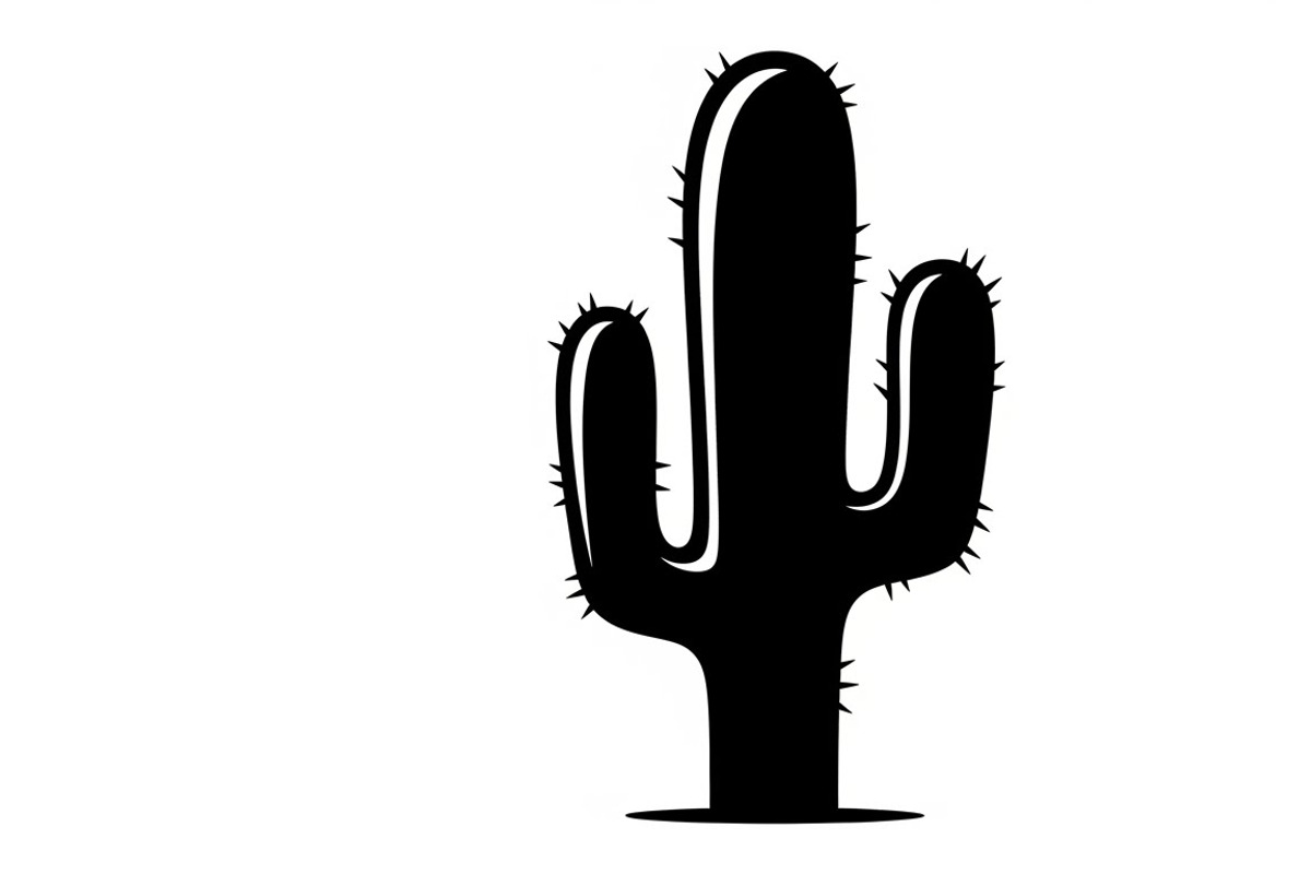 collection desert cactus silhouettes, an Illustration by Amazin_art (Photo 6 of 33)