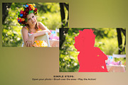 Glow Zoom Photoshop Action preview 2