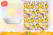 Mango Spark Drink Seamless Pattern, a Background Graphic by K.JackArtwork (Thumbnail 7 of 8)