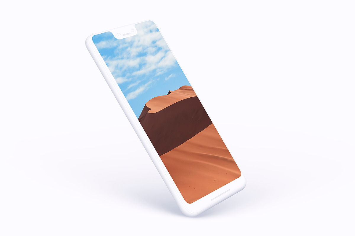 Pixel 3XL - 21 Clay Mockups - PSD, an iPhone Mockup by Asylab (Photo 40 of 73)