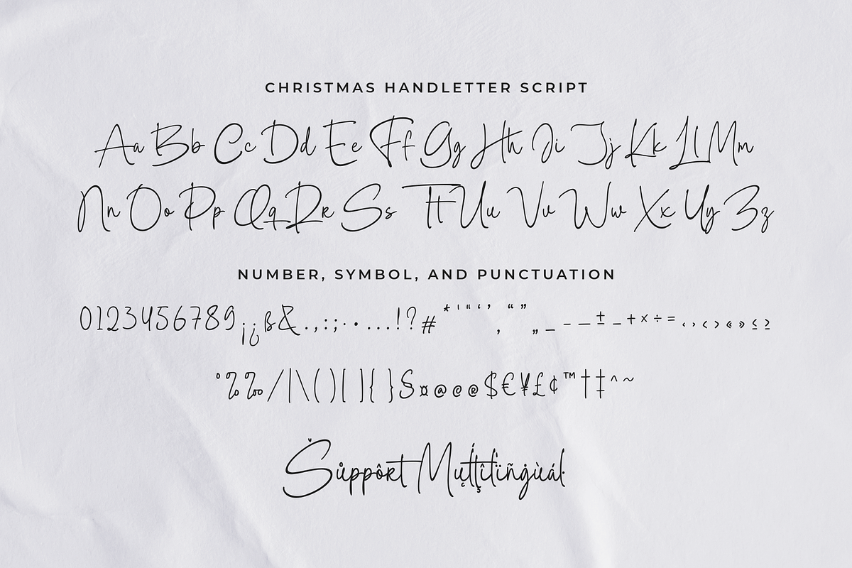 Christmas Handletter, a Handwritten Font by Ainun Jinan (Photo 7 of 9)