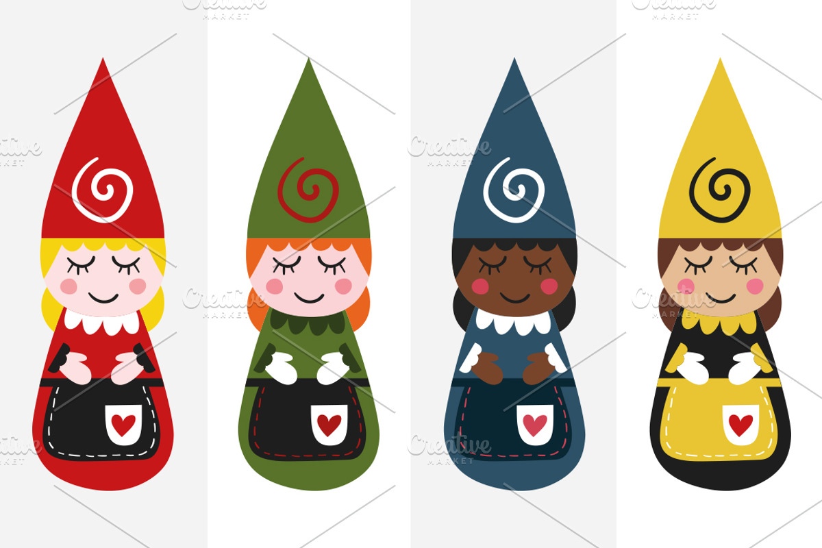 Scandinavian Christmas illustrations, an Illustration by Little Bean (Photo 5 of 6)