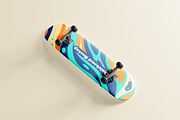 Skateboard Mockup, a Merchandise Mockup by MockupFree.Net (Thumbnail 5 of 10)
