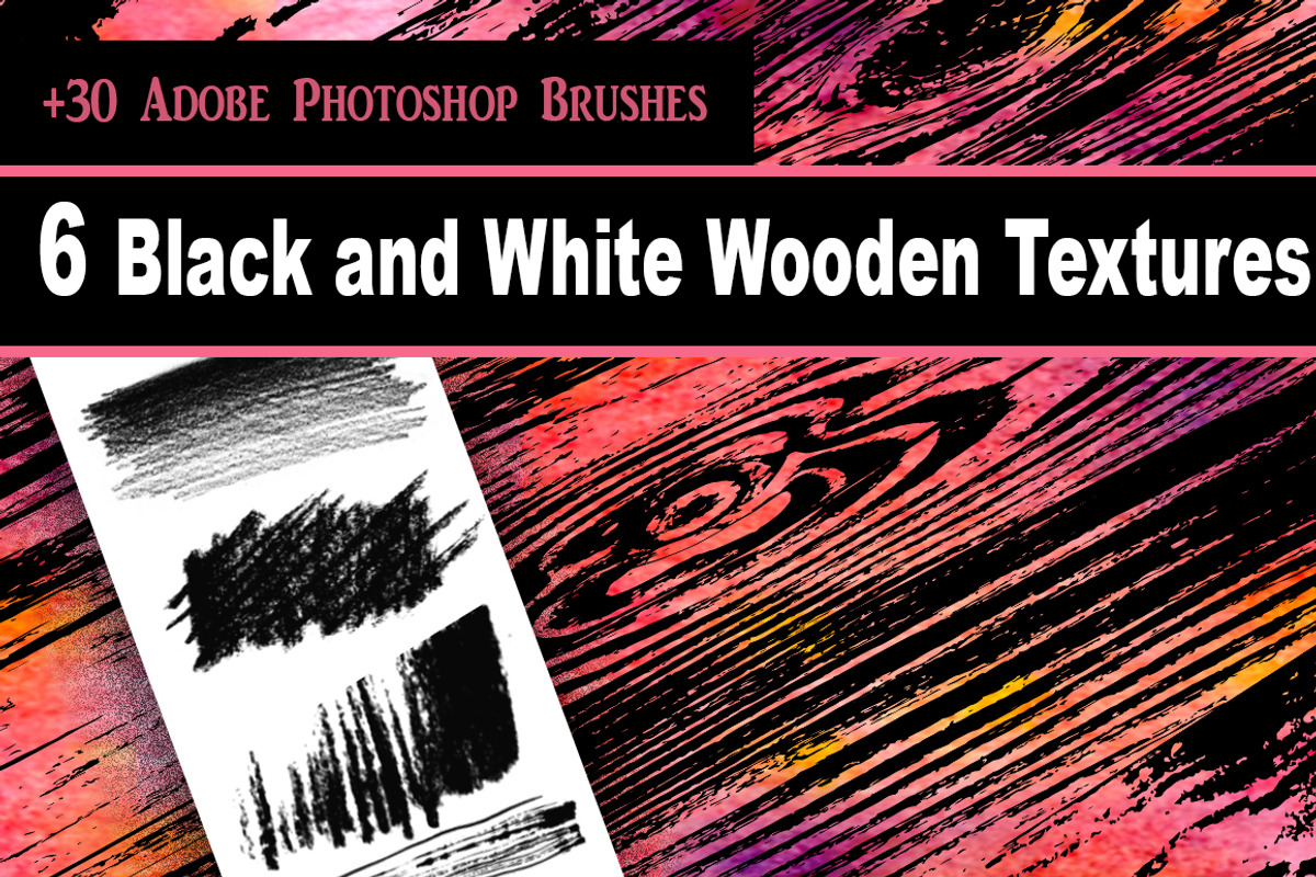 Wooden Textures Set, a Texture Graphic by Maria Zebroff (Photo 1 of 3)