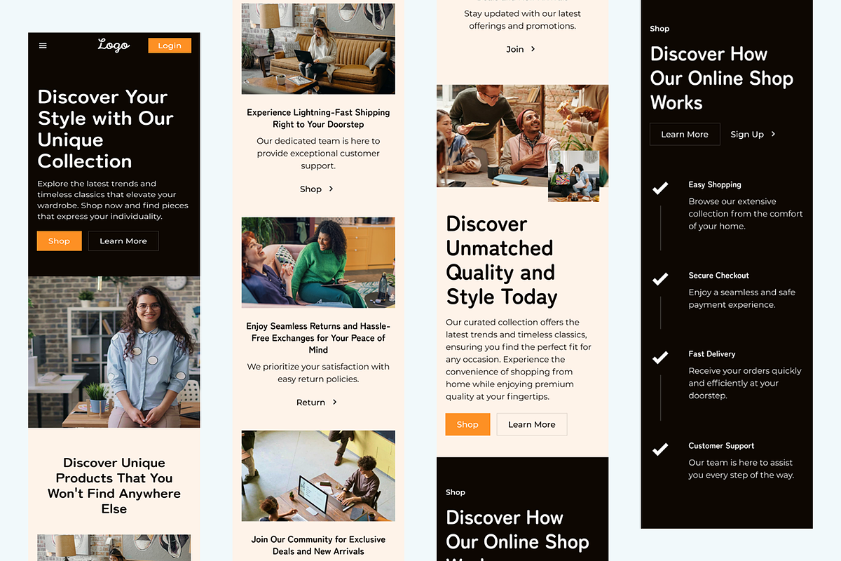 Online Shop - Landing Page Template, a Websites & App Template by RPWDS (Photo 3 of 3)